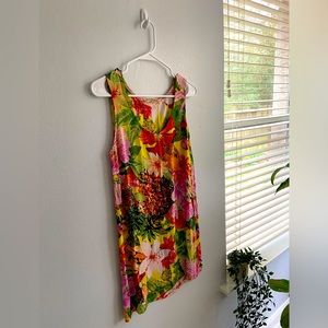 Woman Floral Top, Colorful Medium/Large Size